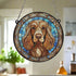 Cocker (Working) Brown Stained Glass Effect Suncatcher